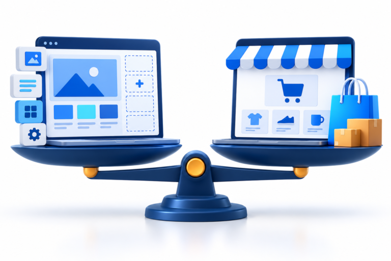 Comparing WordPress and Shopify for a small business store
